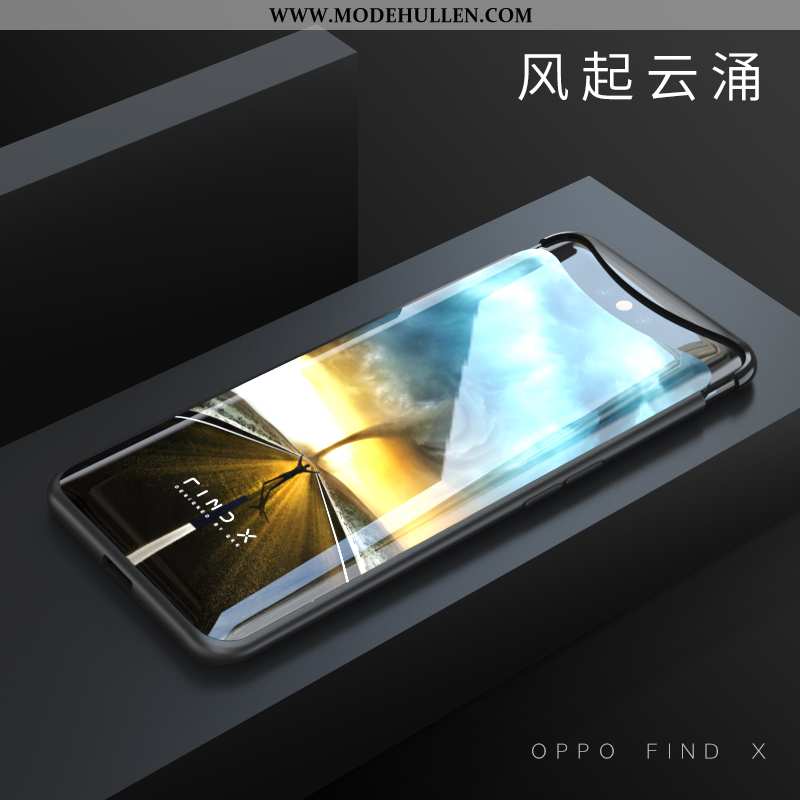 Hülle Oppo Find X Schutz Transparent Schwer Anti-sturz Handy Case Alles Inklusive Lila