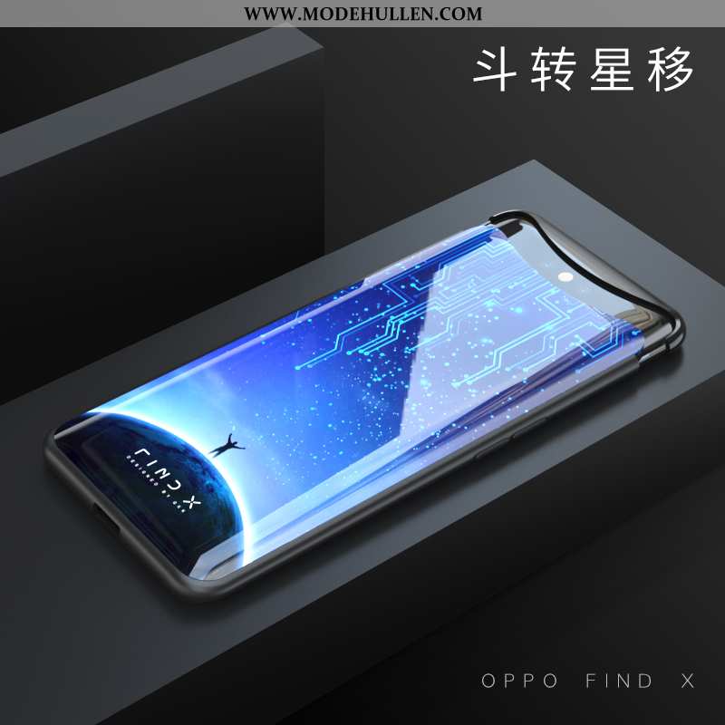 Hülle Oppo Find X Schutz Transparent Schwer Anti-sturz Handy Case Alles Inklusive Lila