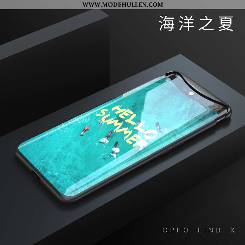 Hülle Oppo Find X Schutz Transparent Schwer Anti-sturz Handy Case Alles Inklusive Lila