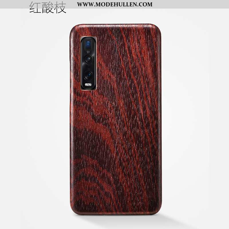 Hülle Oppo Find X2 Pro Muster Aus Holz Schutz Ring Qualität Alles Inklusive Braun