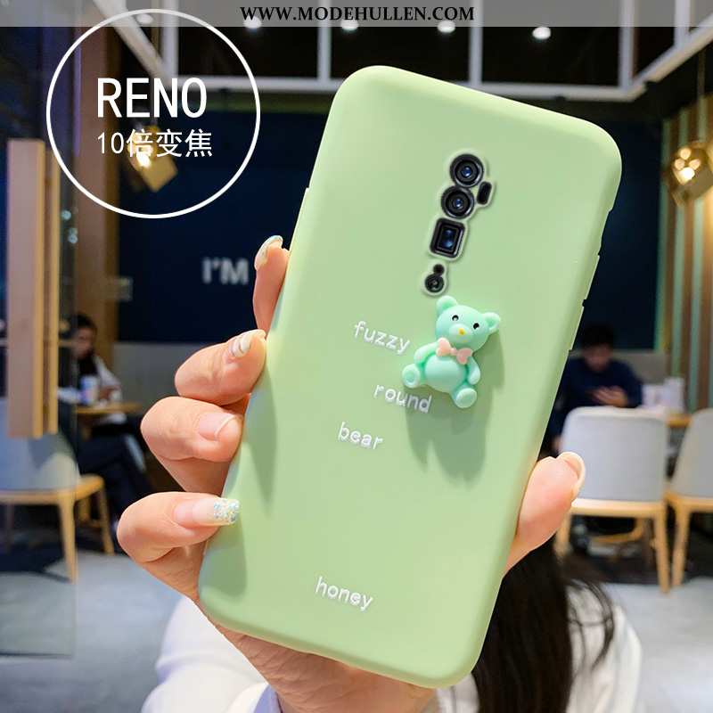 Hülle Oppo Reno 10x Zoom Silikon Nette Mini Weiche Lila Handy