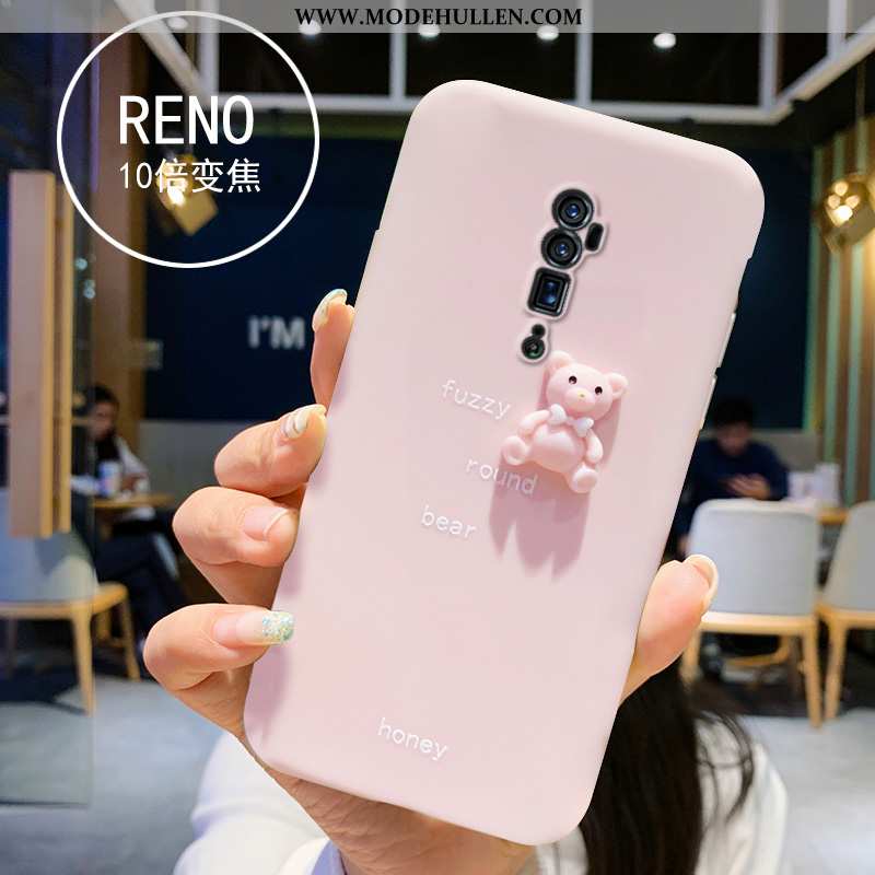 Hülle Oppo Reno 10x Zoom Silikon Nette Mini Weiche Lila Handy