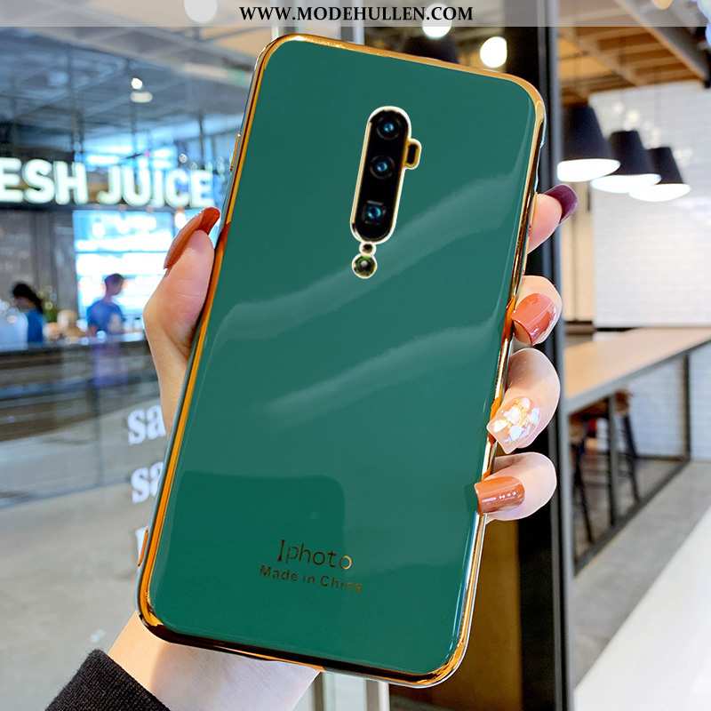 Hülle Oppo Reno 10x Zoom Weiche Silikon Handy Schutz Alles Inklusive Case Grün