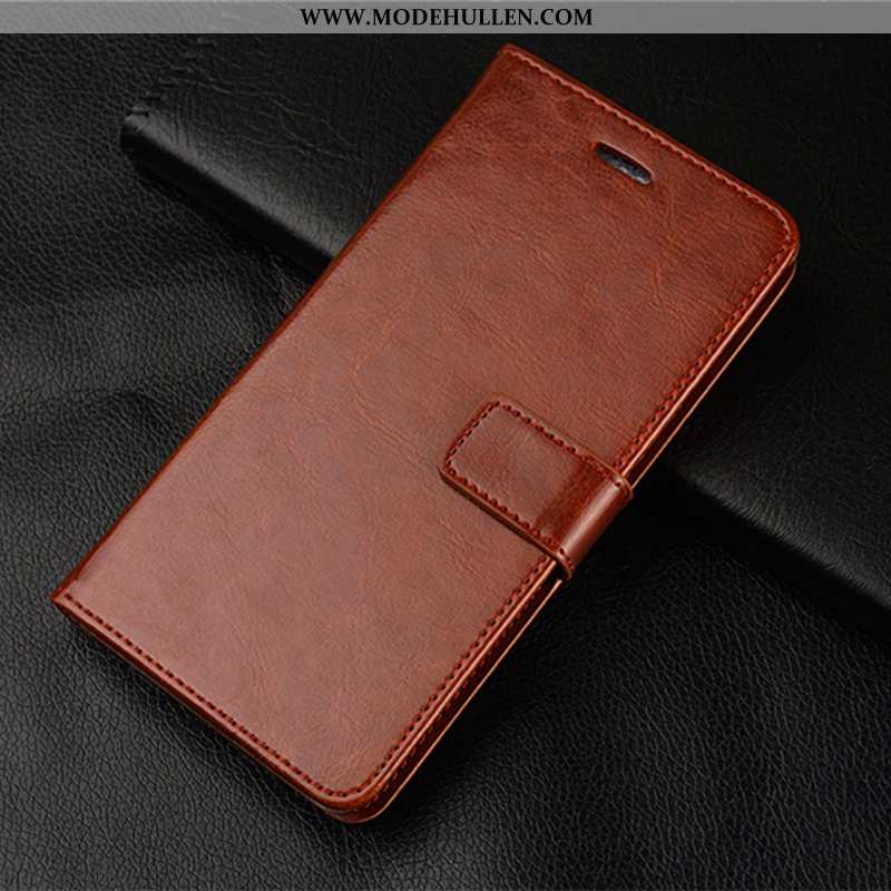 Hülle Oppo Reno 3 Lederhülle Schutz Anti-sturz Handy Alles Inklusive High-end Clamshell Dunkelblau