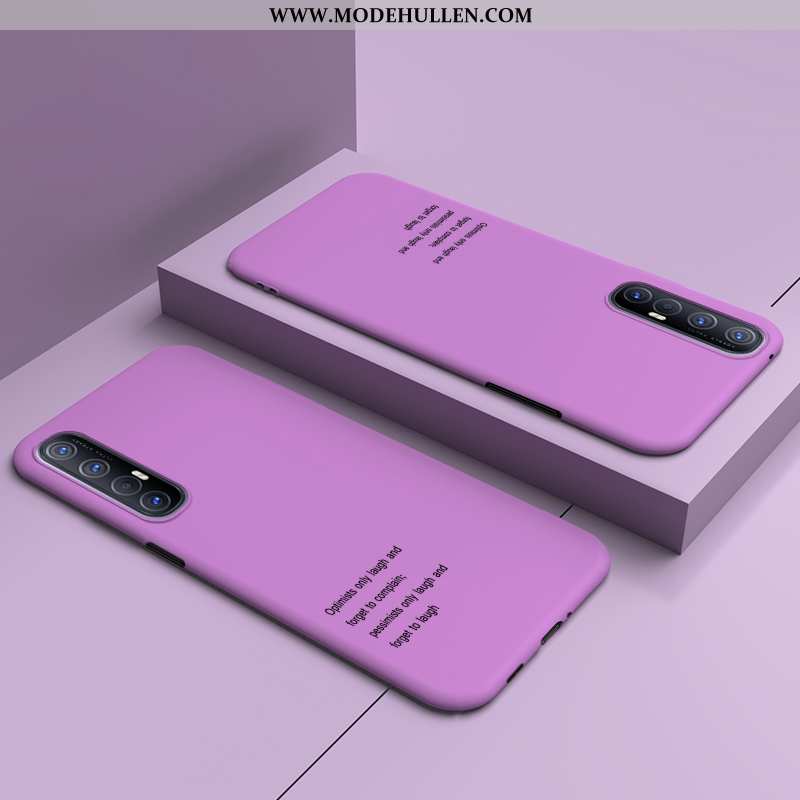 Hülle Oppo Reno 3 Pro Dünne Schutz Original Lila Persönlichkeit Schwer Einfach