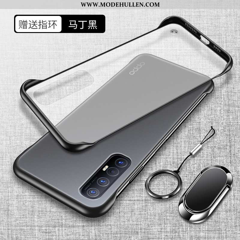 Hülle Oppo Reno 3 Pro Dünne Silikon Case Nubuck Transparent Handy Anti-sturz Gelbe