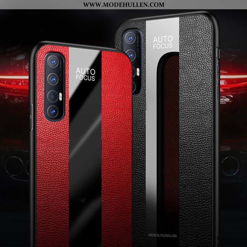 Hülle Oppo Reno 3 Pro Schutz Alles Inklusive Rot Handy Case Anti-sturz Rote