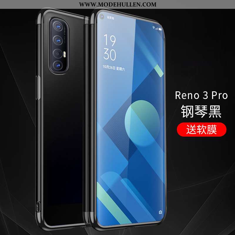 Hülle Oppo Reno 3 Pro Schutz Transparent Alles Inklusive Case Anti-sturz Silikon Blau