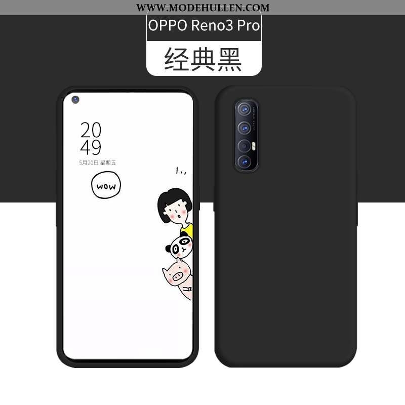 Hülle Oppo Reno 3 Pro Silikon Super Dünne Anti-sturz Case Handy High-end Grün