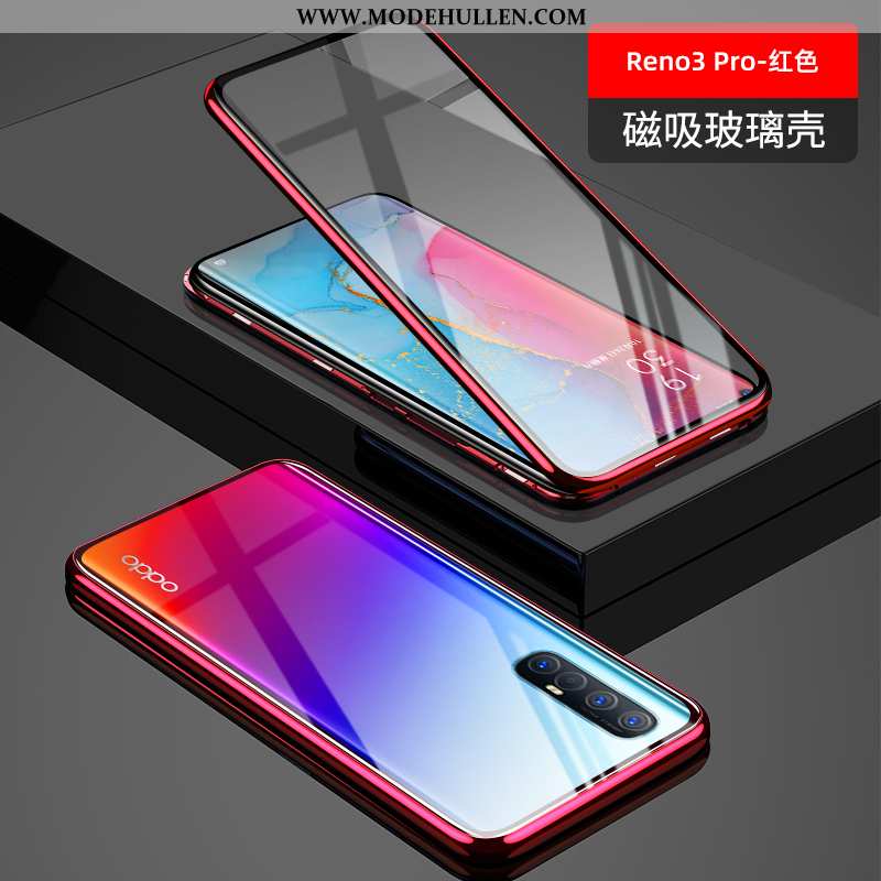 Hülle Oppo Reno 3 Pro Super Dünne Transparent Rot Handy Neu Alles Inklusive Rote