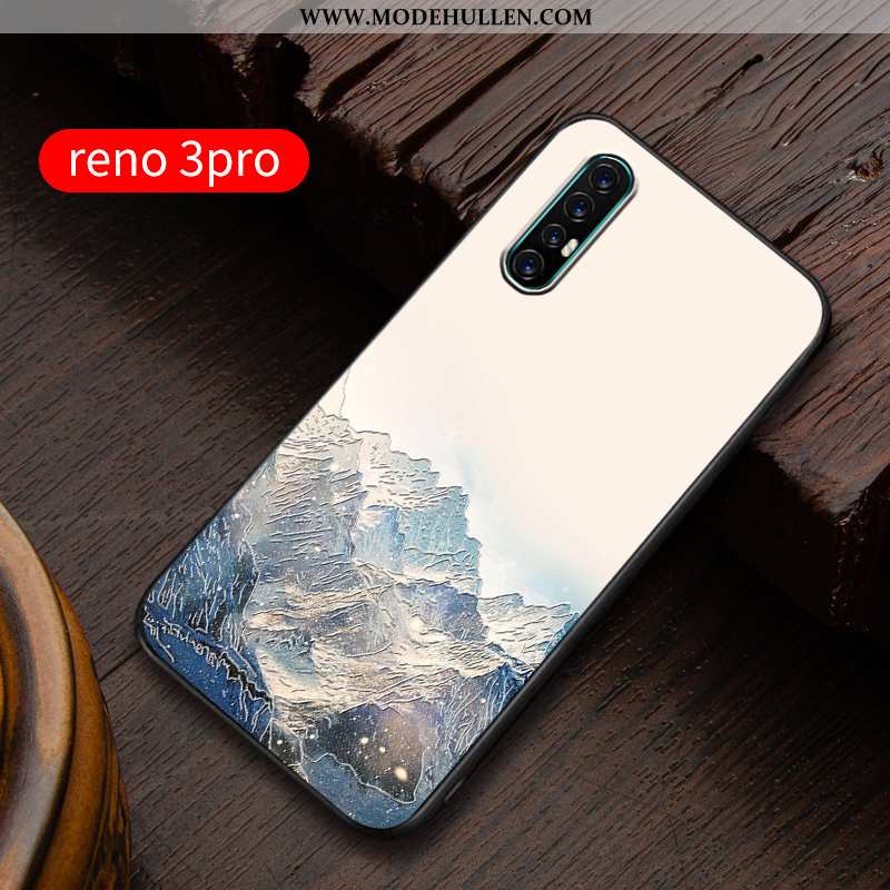 Hülle Oppo Reno 3 Pro Super Weiche Alles Inklusive Dünne Case Handy Blau