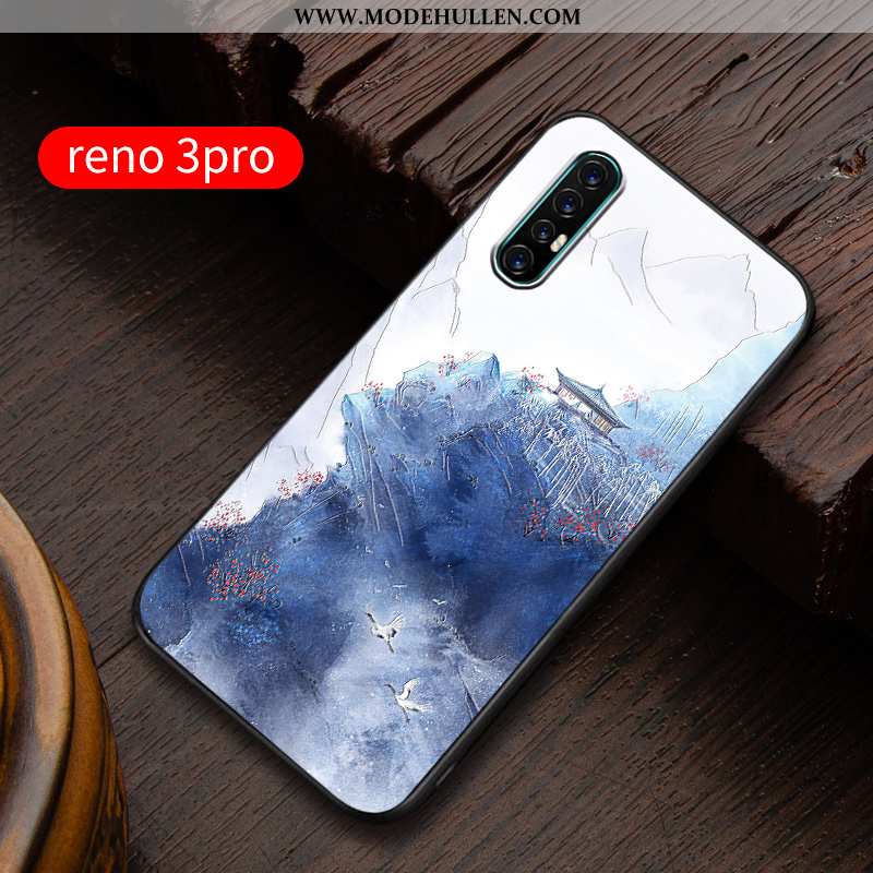 Hülle Oppo Reno 3 Pro Super Weiche Alles Inklusive Dünne Case Handy Blau