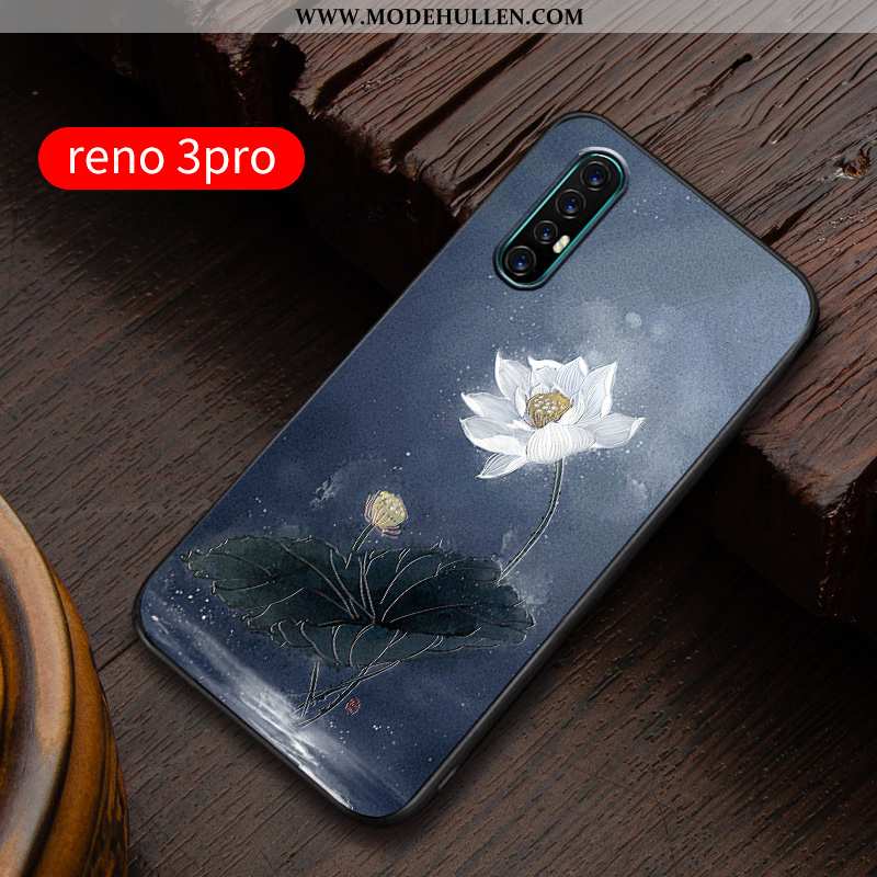 Hülle Oppo Reno 3 Pro Super Weiche Alles Inklusive Dünne Case Handy Blau