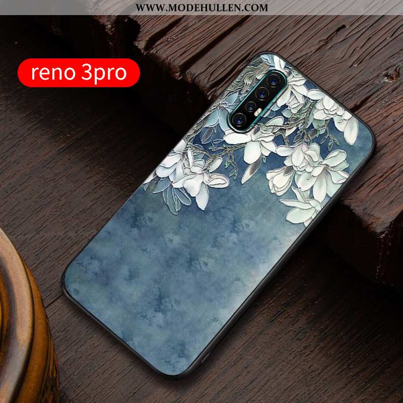 Hülle Oppo Reno 3 Pro Super Weiche Alles Inklusive Dünne Case Handy Blau