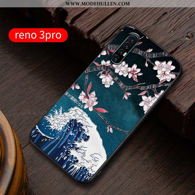 Hülle Oppo Reno 3 Pro Super Weiche Alles Inklusive Dünne Case Handy Blau