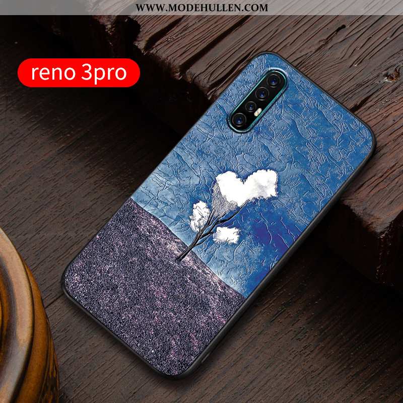 Hülle Oppo Reno 3 Pro Super Weiche Alles Inklusive Dünne Case Handy Blau