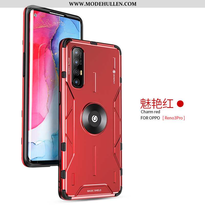 Hülle Oppo Reno 3 Pro Trend Super Handy Netto Rot Case Kreativ Lila