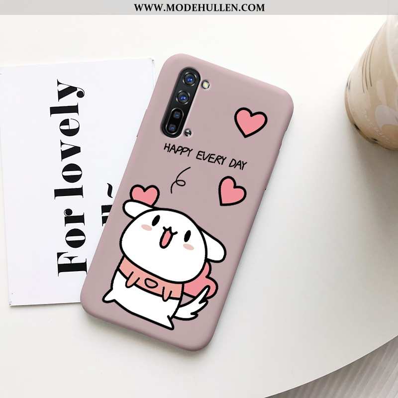 Hülle Oppo Reno 3 Super Weiche Schutz Liebe Nette Case Handy Rosa