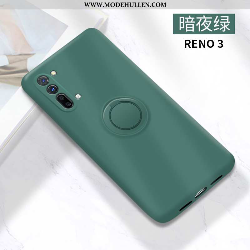 Hülle Oppo Reno 3 Trend Weiche Grün Schutz Silikon Case Alles Inklusive