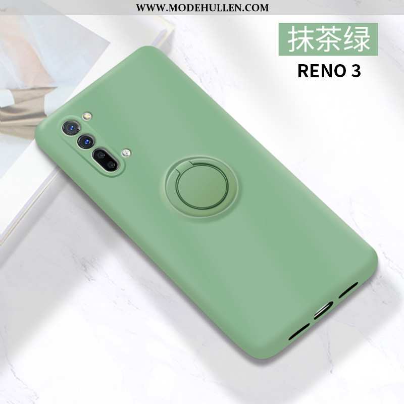 Hülle Oppo Reno 3 Trend Weiche Grün Schutz Silikon Case Alles Inklusive