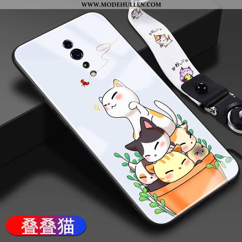 Hülle Oppo Reno Z Nette Trend Spiegel Einfassung Persönlichkeit Karikatur Schutz Grün