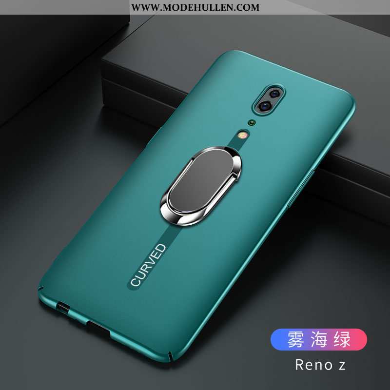 Hülle Oppo Reno Z Nubuck Super Grün Handy Alles Inklusive Case