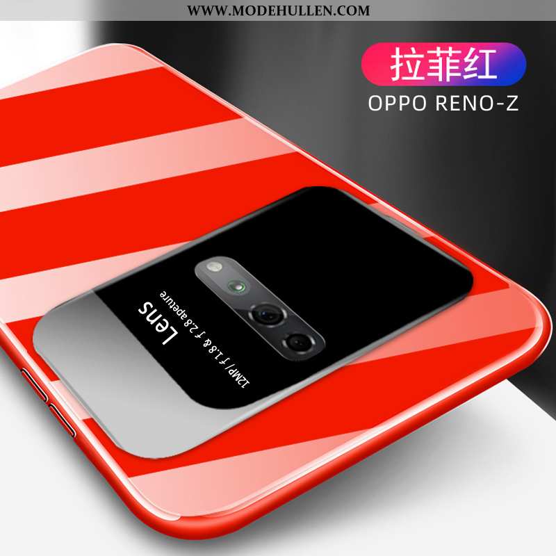 Hülle Oppo Reno Z Schutz Kreativ Rot Trend Anti-sturz Case Rote