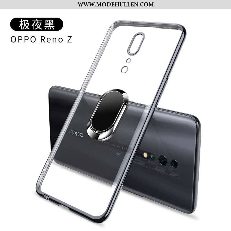 Hülle Oppo Reno Z Trend Super Dünne Kreativ Transparent Case Weiche Gold