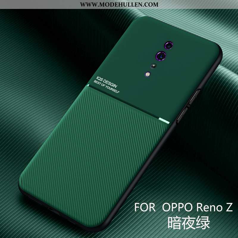 Hülle Oppo Reno Z Trend Weiche Einfassung Persönlichkeit Silikon Anti-sturz Schwarz