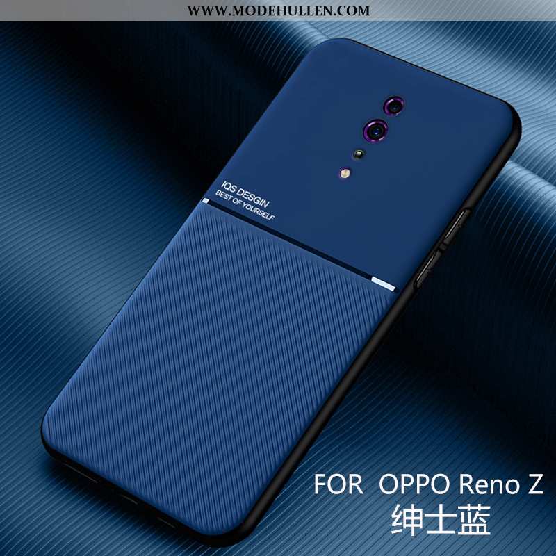 Hülle Oppo Reno Z Trend Weiche Einfassung Persönlichkeit Silikon Anti-sturz Schwarz