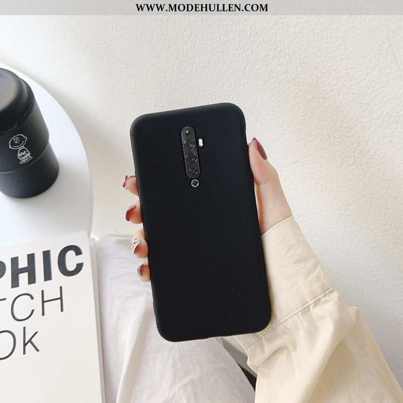 Hülle Oppo Reno2 Silikon Lila Anti-sturz Einfassung Handy