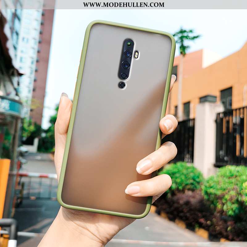 Hülle Oppo Reno2 Z Schutz Transparent Nubuck Grenze Trend Case Weiße