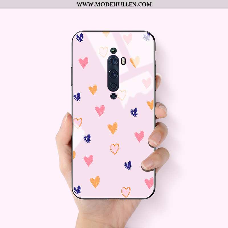 Hülle Oppo Reno2 Z Silikon Schutz Super Persönlichkeit Trend Dünne Rosa