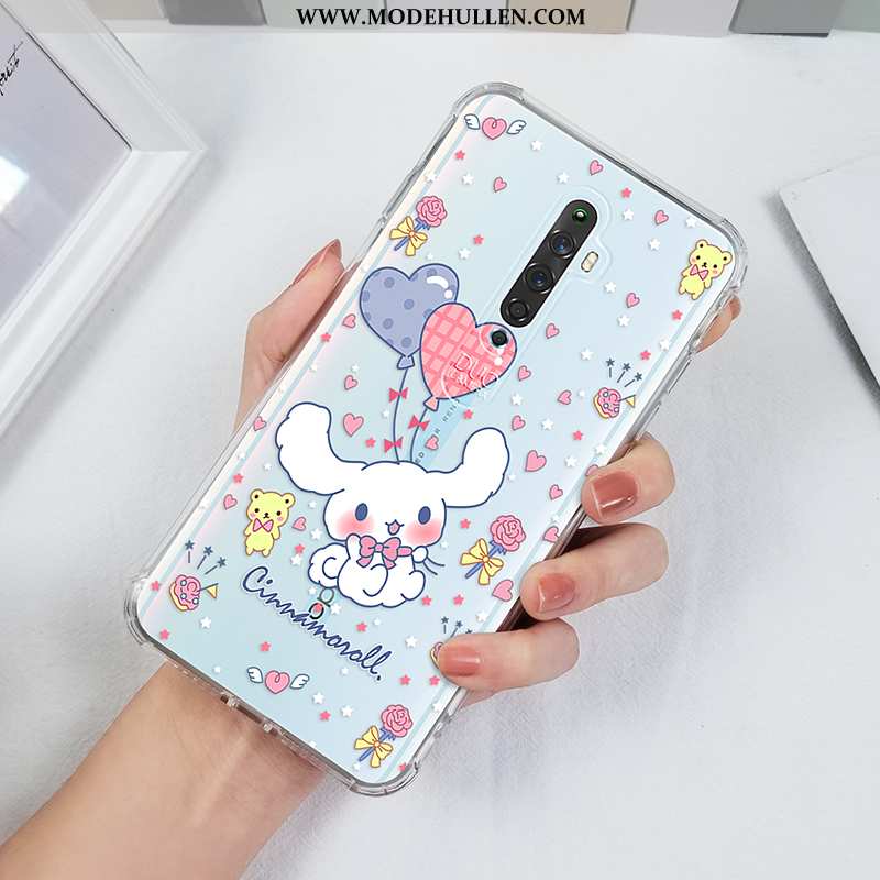 Hülle Oppo Reno2 Z Super Weiche Mini Handy Schutz Nette Karikatur Weiße