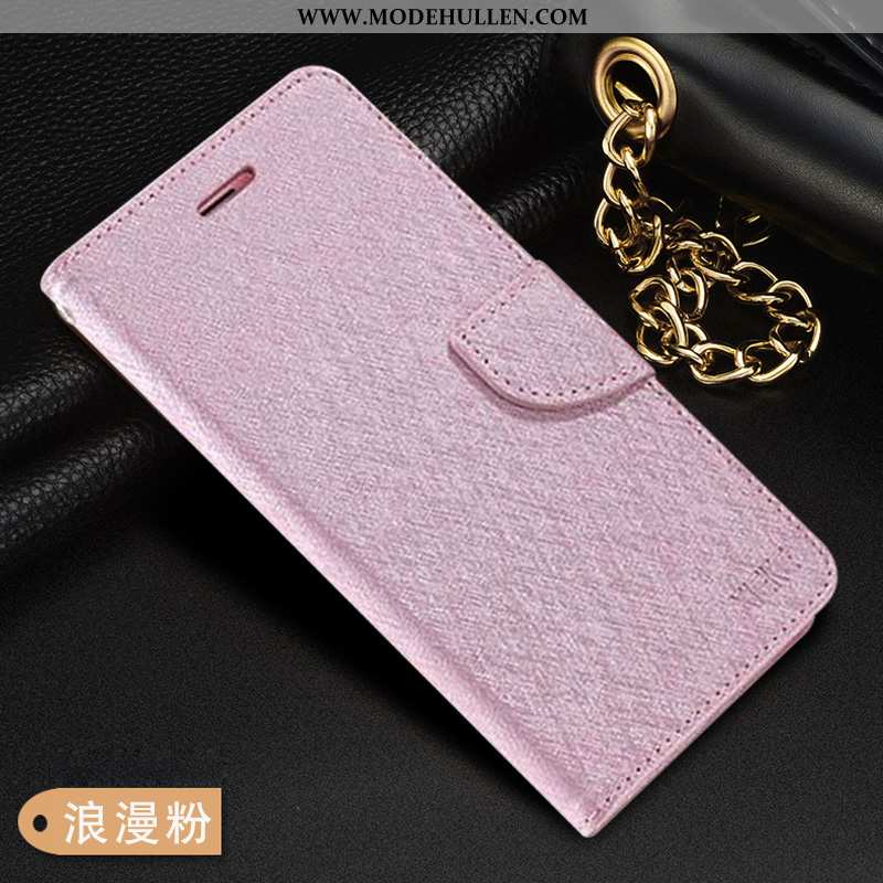 Hülle Oppo Rx17 Neo Lederhülle Trend Schutz Handy Clamshell Silikon Case Rosa