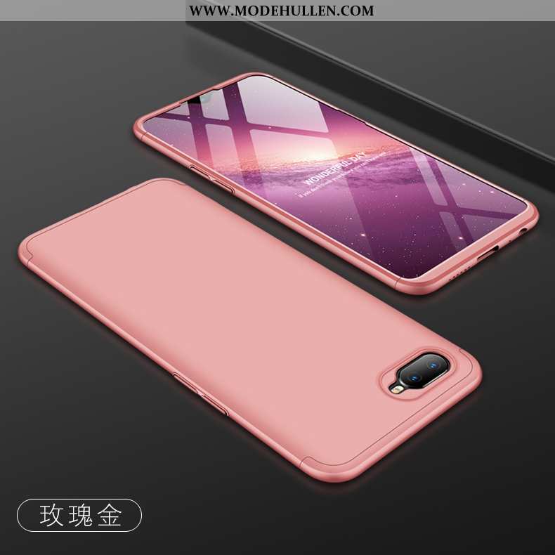 Hülle Oppo Rx17 Neo Schutz Nubuck Leichtgewicht Case Trend Temperieren Liebhaber Rosa