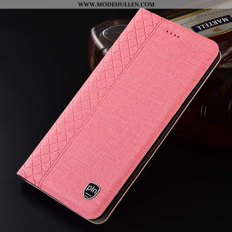 Hülle Samsung Galaxy A10 Baumwolle Und Leinen Case Handy Alles Inklusive Anti-sturz Rosa