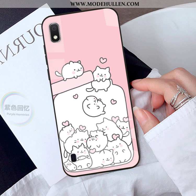 Hülle Samsung Galaxy A10 Karikatur Nette Schutz Handy Gelb Case Gelbe