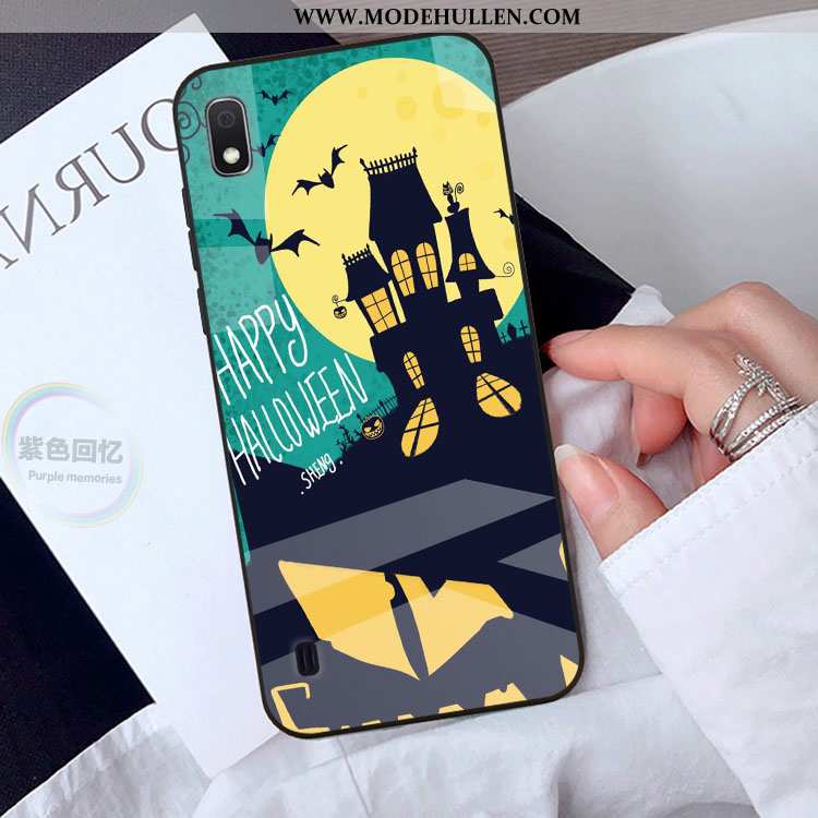 Hülle Samsung Galaxy A10 Karikatur Nette Schutz Handy Gelb Case Gelbe