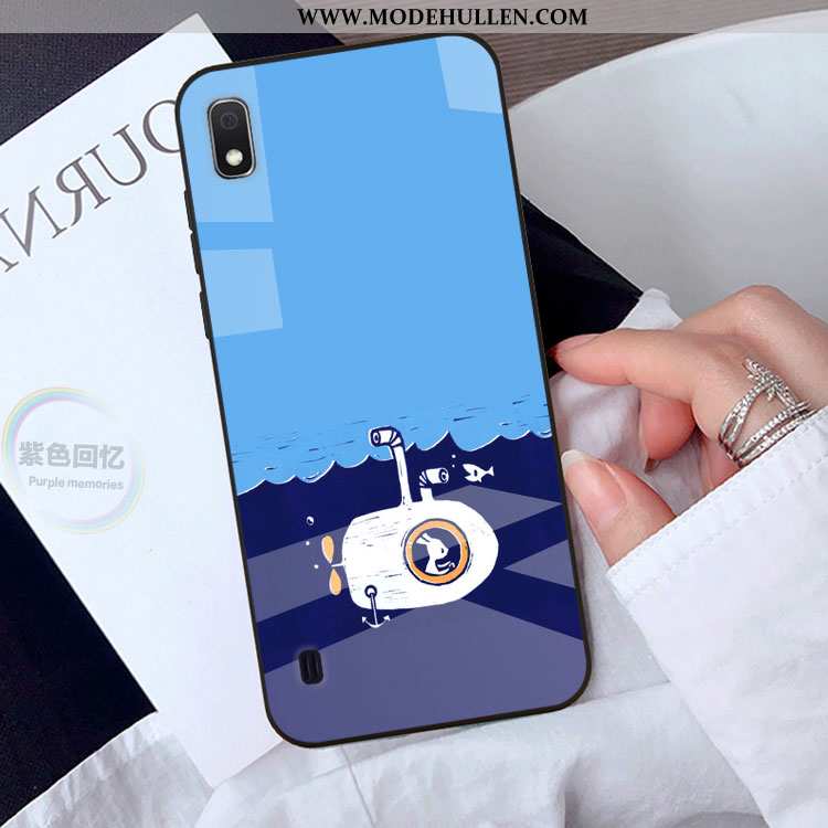 Hülle Samsung Galaxy A10 Karikatur Nette Schutz Handy Gelb Case Gelbe