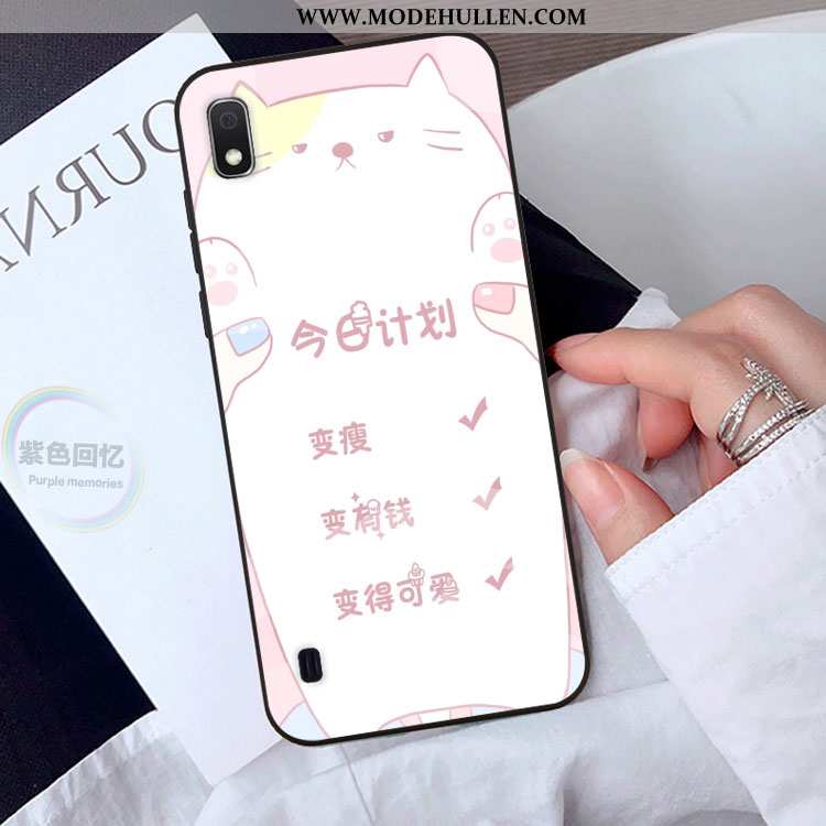 Hülle Samsung Galaxy A10 Karikatur Nette Schutz Handy Gelb Case Gelbe