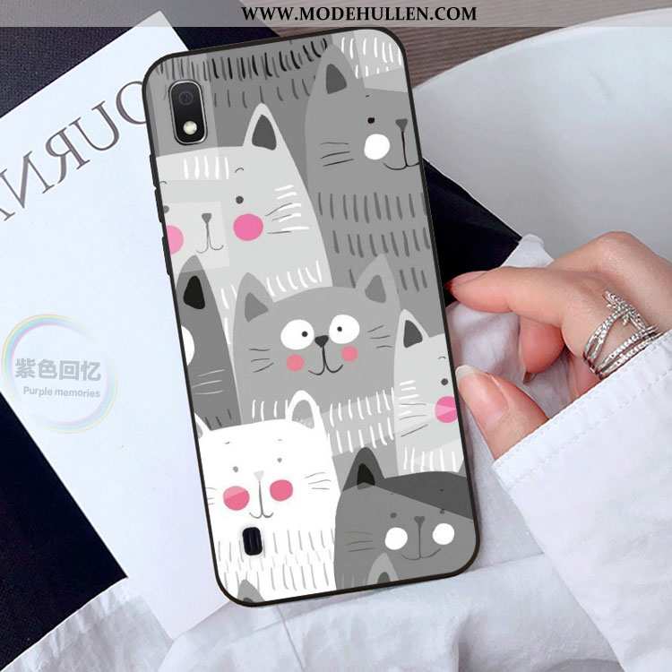 Hülle Samsung Galaxy A10 Karikatur Nette Schutz Handy Gelb Case Gelbe