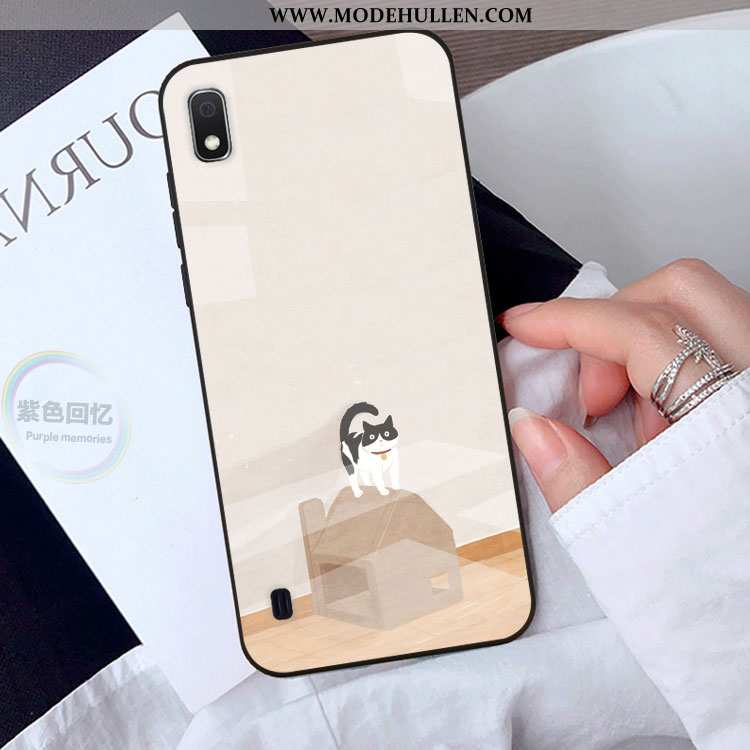 Hülle Samsung Galaxy A10 Karikatur Nette Schutz Handy Gelb Case Gelbe