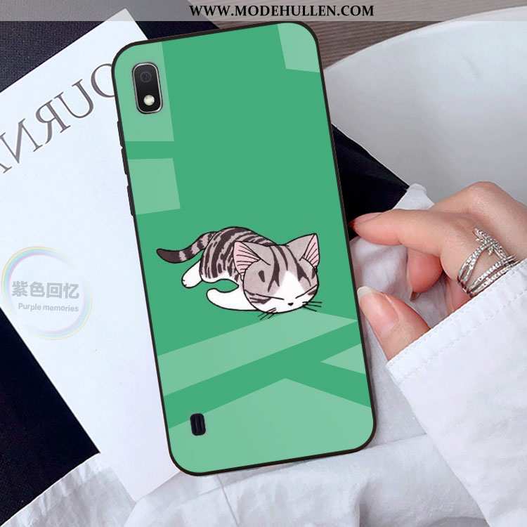 Hülle Samsung Galaxy A10 Karikatur Nette Schutz Handy Gelb Case Gelbe