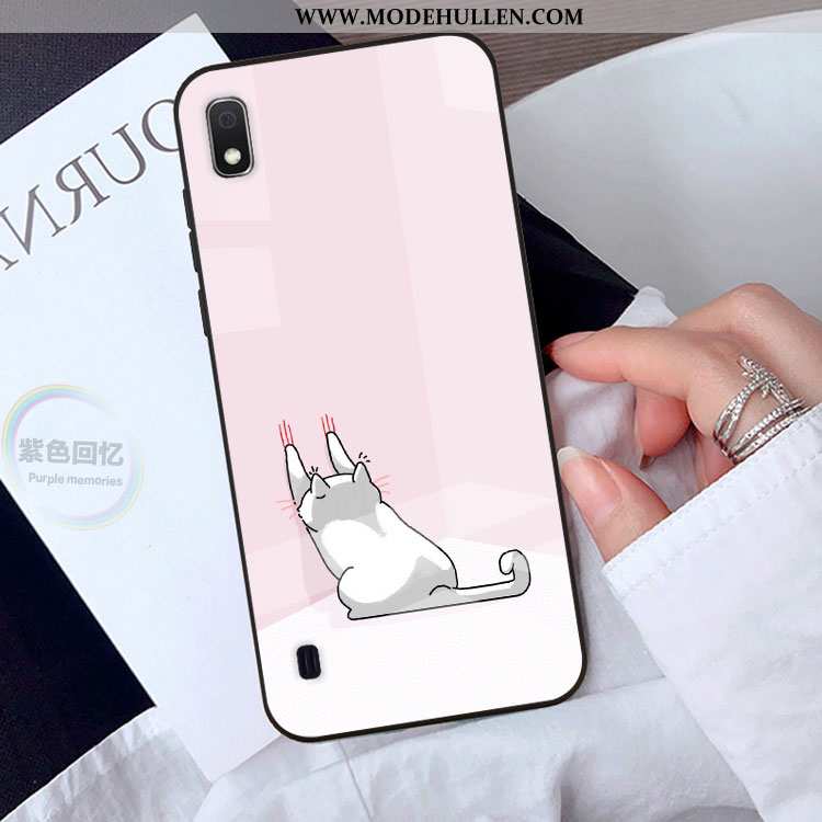 Hülle Samsung Galaxy A10 Karikatur Nette Schutz Handy Gelb Case Gelbe