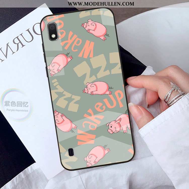 Hülle Samsung Galaxy A10 Karikatur Nette Schutz Handy Gelb Case Gelbe