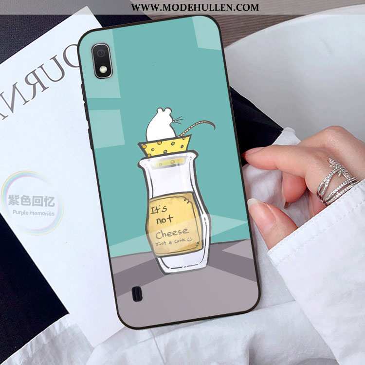 Hülle Samsung Galaxy A10 Karikatur Nette Schutz Handy Gelb Case Gelbe