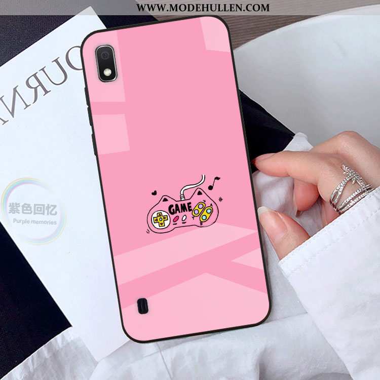 Hülle Samsung Galaxy A10 Nette Glas Sterne Rosa Karikatur Handy