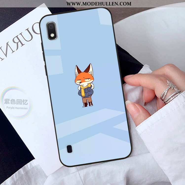 Hülle Samsung Galaxy A10 Nette Glas Sterne Rosa Karikatur Handy