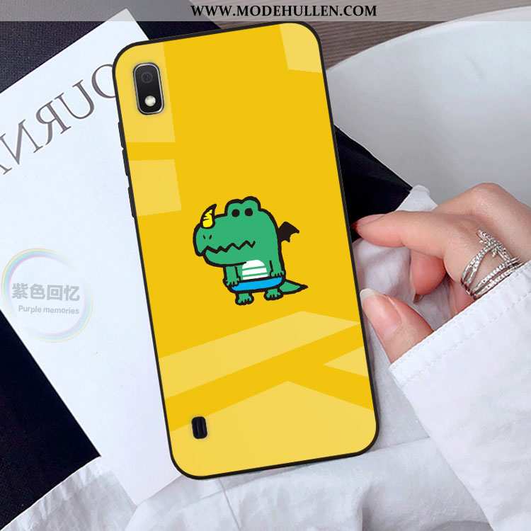 Hülle Samsung Galaxy A10 Nette Glas Sterne Rosa Karikatur Handy